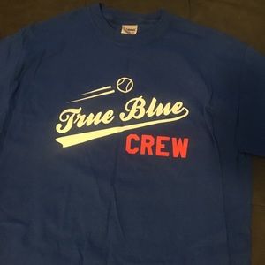 Los Angeles Dodgers True Blue Crew T-shirt Medium